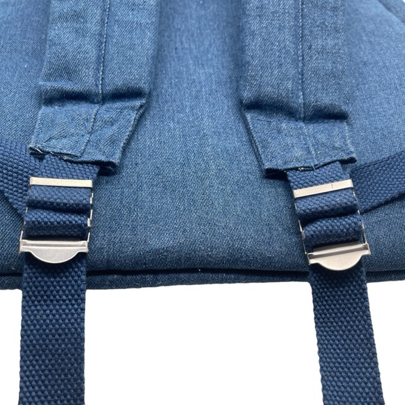 Walt Disney Pride Collection Love Denim Backpack Mickey Mouse Rainbow Disneyland - Picture 4 of 15